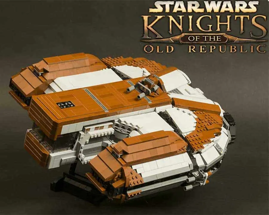 Star Wars Mandalorian Ebon Hawk MOC-16083 Dynamic Freighter Ship Knights Old Republic 3173Pcs Building Blocks Kids Toys