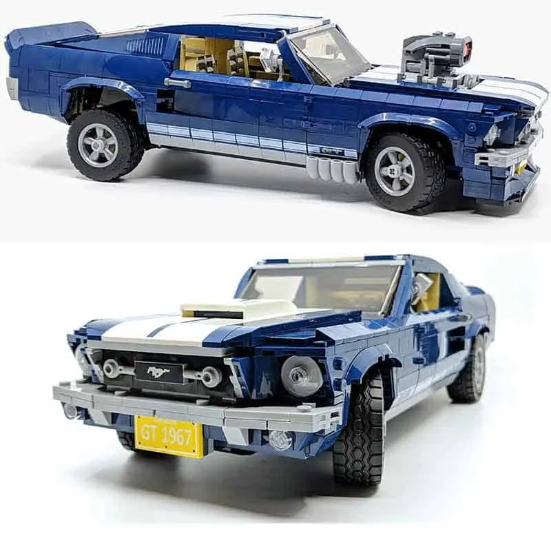 1967 Ford Mustang GT 10265 Technic Super Race Car Creator 1684Pcs Building Blocks Bricks Kids Toy 21047
