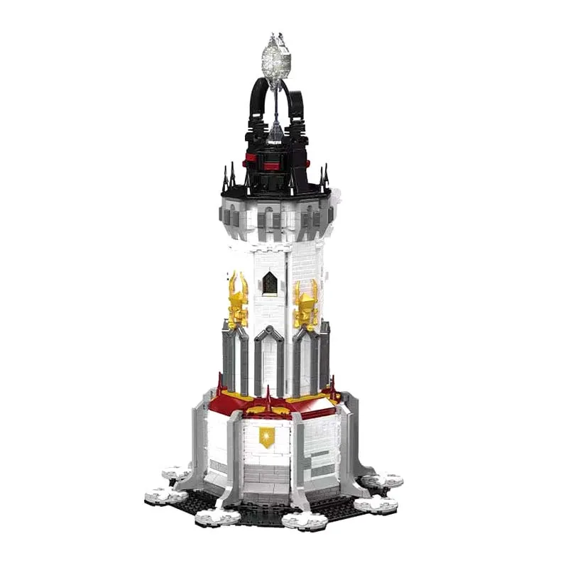 Mould King 16055 Medieval Lighthouse European Architecture 2199Pcs Building Blocks Bricks Kids Toy