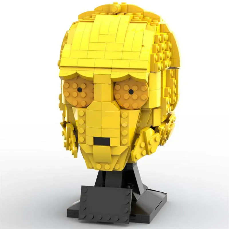 Star Wars C-3PO -80624 Helmet Bust Mask Collection Building Block