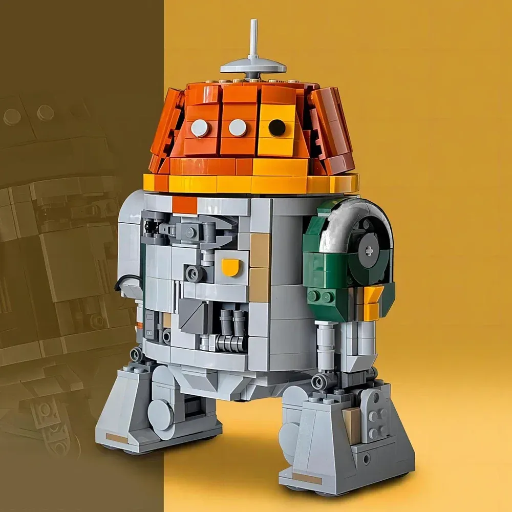 Star Wars MOC-180291 C1-10P Chopper Robot 75379 Droid Mandalorian 980Pcs Building Blocks Bricks Kids Toy
