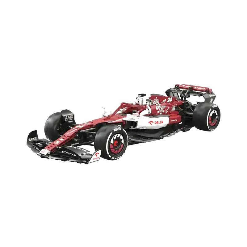 CaDa C64005 Alfa Romeo F1 Team C42 ORLEN Technic Formula 1 Race Car 1:8 1868Pcs Excellent Racer Model and Collection Building Blocks Kids Toy