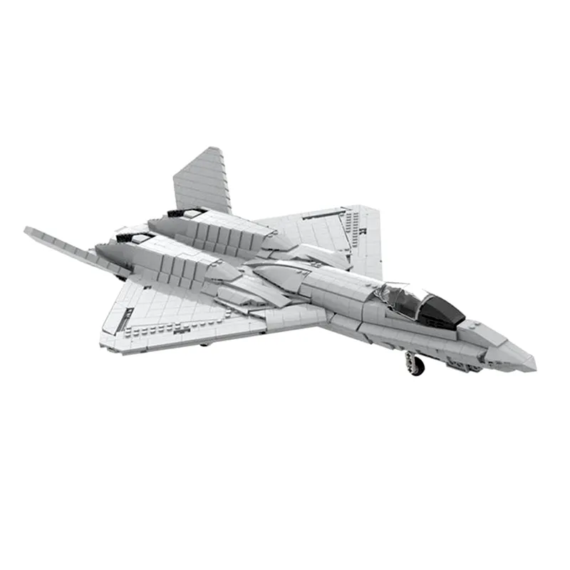 YF-23 Black Widow II MOC 41847 Military Aircraft Fighter Jet 2137Pcs Building Blocks Kids Toy