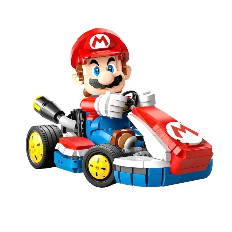 Mario Kart 72037 Mario & Standard Kart Ideas Creator Series 1972Pcs Building Blocks Kids Toy 42073