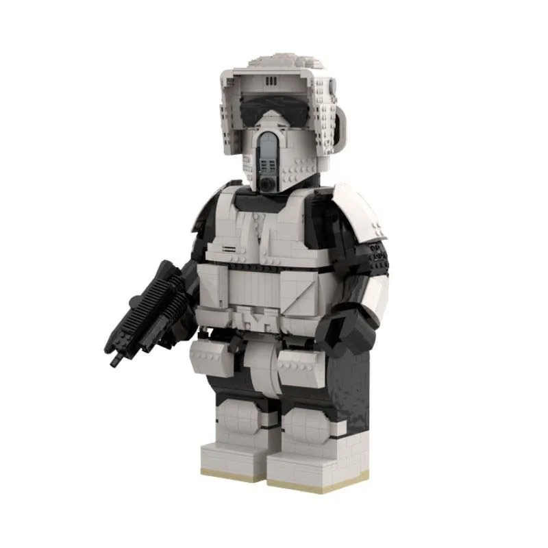 Star Wars Scout Trooper Mega Figure Bust -89648 Space Battle Model