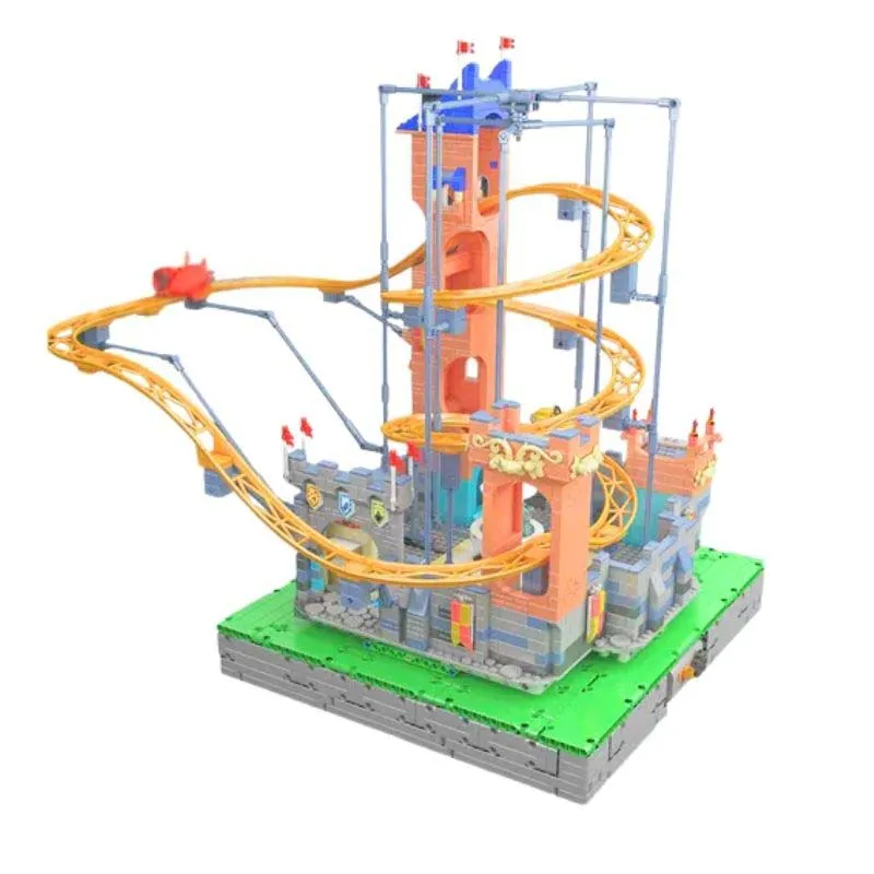 Mould King 11023 Castle Roller Coaster 2584Pcs Building Blocks Kids Toy