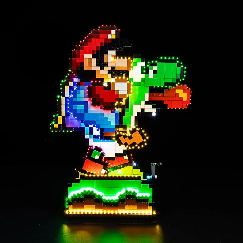 LED Light Kit for Super Mario World™: Mario & Yoshi 71438