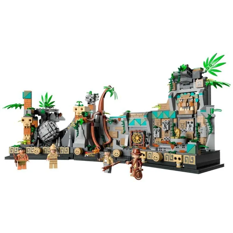 Temple of the Golden Idol 77015 Indiana Jones 1545Pcs Building Blocks Kids Toy