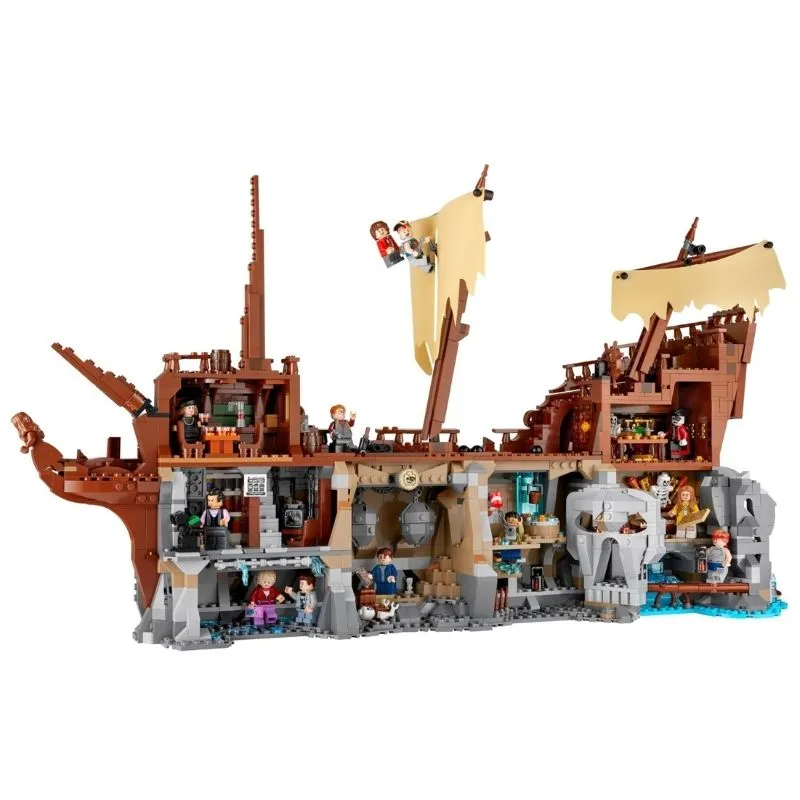 The Goonies 21363 Pirate Ship The Inferno 2912Pcs Building Blocks Kids Toy