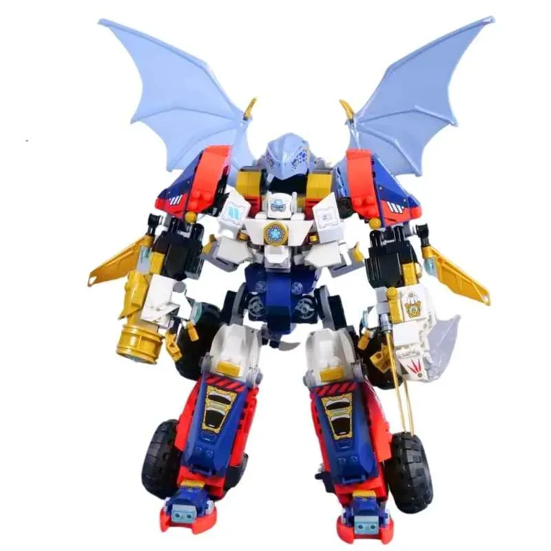 Zane's Ultra Combiner Mech 71834 Ninjago Dragons Rising 1187Pcs Building Blocks Kids Toy