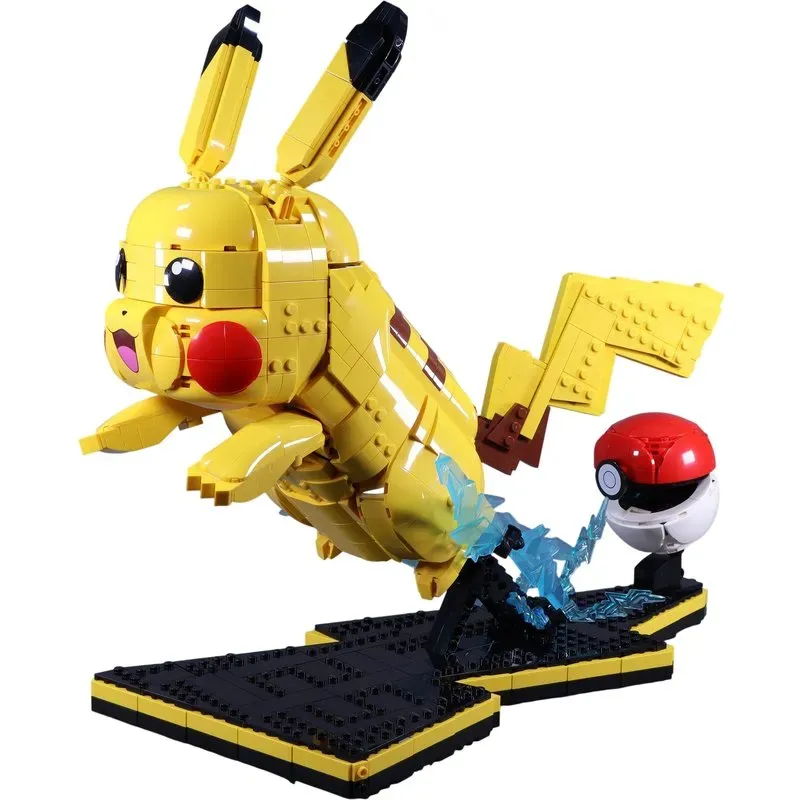 Pokemon Pikachu and Poké Ball 72152 Creatures 2050Pcs Building Blocks Kids Toy