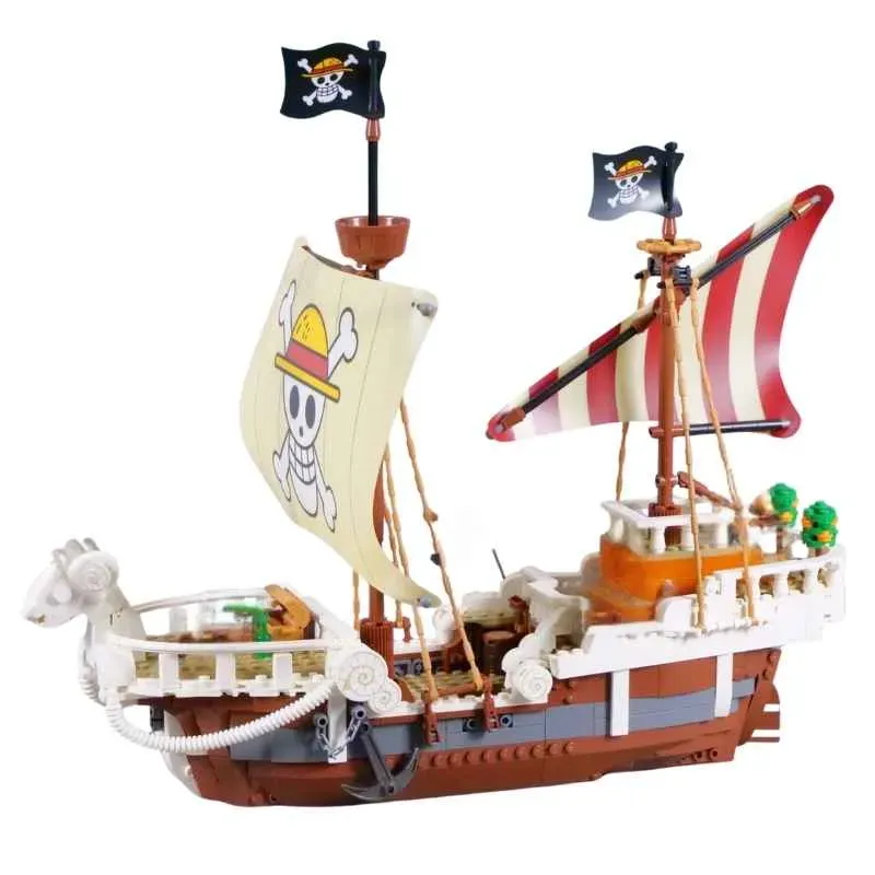 The Going Merry Pirate Ship 75639 ONE PIECE sets 1376Pcs Building Blocks Kids Toy