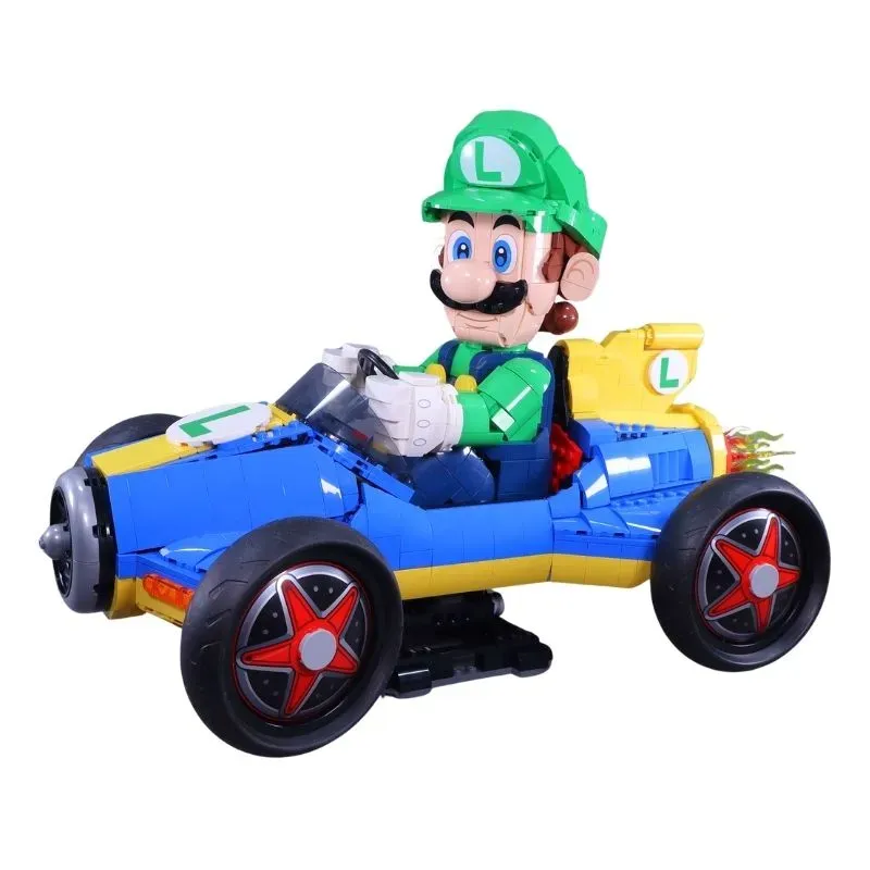Mario Kart Luigi & Mach 8 72050 Ideas Creator 2234Pcs Building Blocks Kids Toy