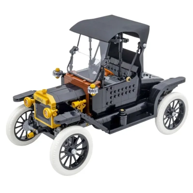 Ford Model T 11376 Vintage Car Collection Icons Technic 1060Pcs Building Blocks Kids Toy