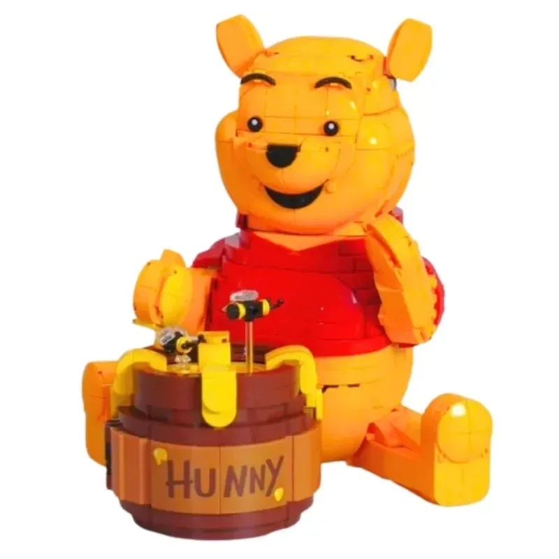 Winnie the Pooh 43300 Disney Teddy Bear 1399Pcs Building Blocks Kids Toy
