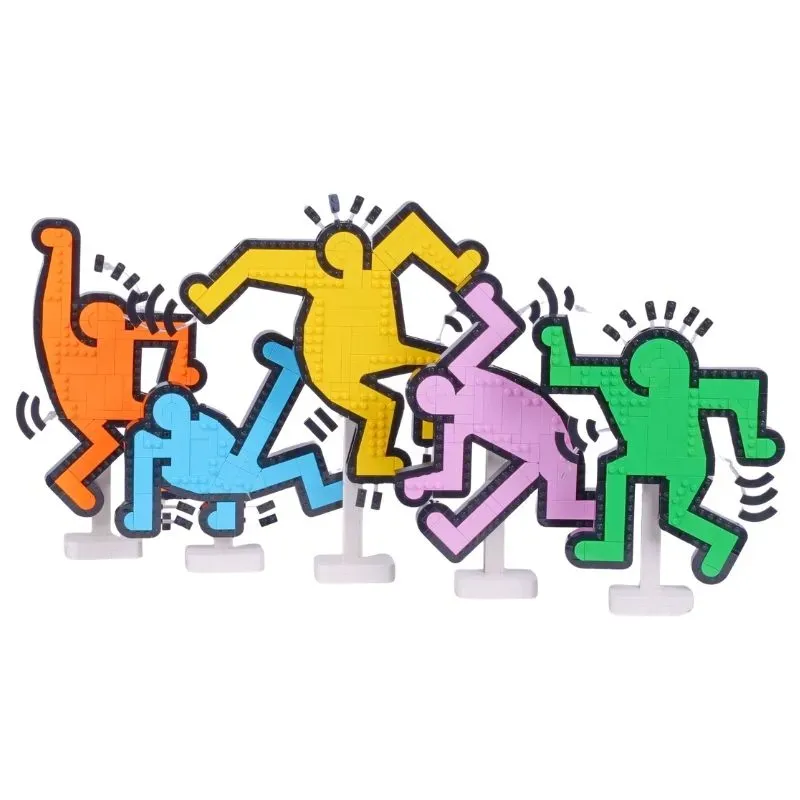 Keith Haring – Dancing Figures 31216 Ideas Creator Series 1773Pcs Building Blocks Kids Toy