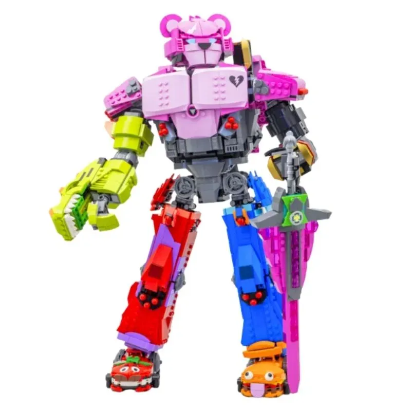 Mecha Team Leader 77078 Fortnite 2503Pcs Building Blocks Kids Toy
