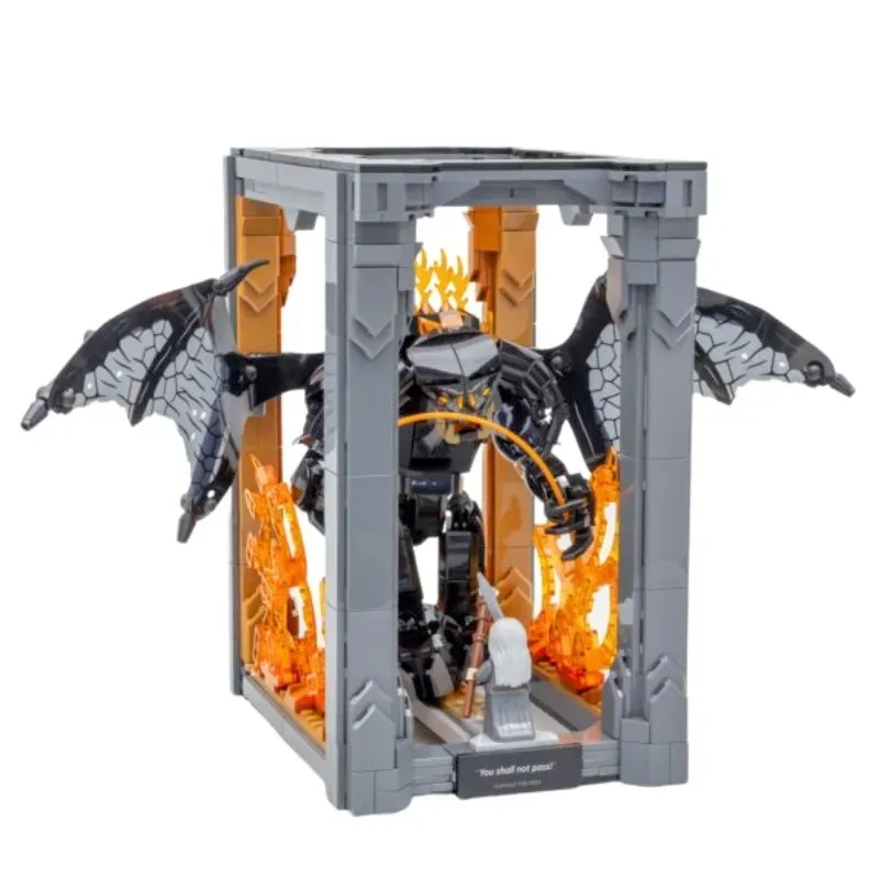 The Lord of the Rings Balrog Book Nook 10367 Idea Creator 1201Pcs Building Blocks Kids Toy
