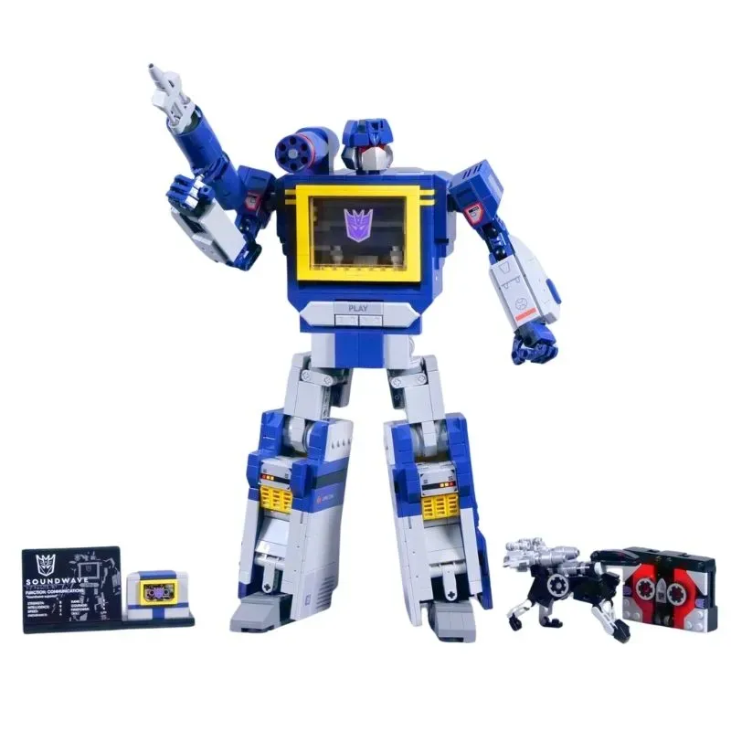 Transformers Soundwave 10358 Technic 1505Pcs Building Blocks Kids Toy