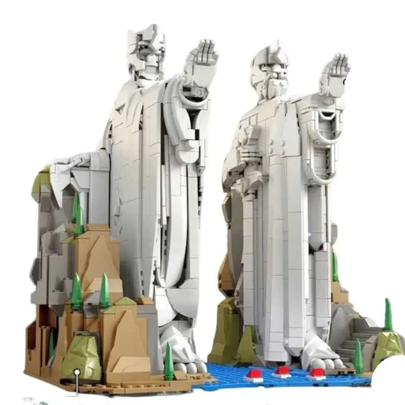 Argonath Lord Of The Rings DK 6037 6038 King's Book Nook 1706Pcs Building Blocks Kids Toy