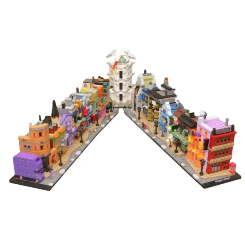 Diagon Alley Wizarding Shops 76444 Harry Potter 2750Pcs Building Blocks Kids Toy