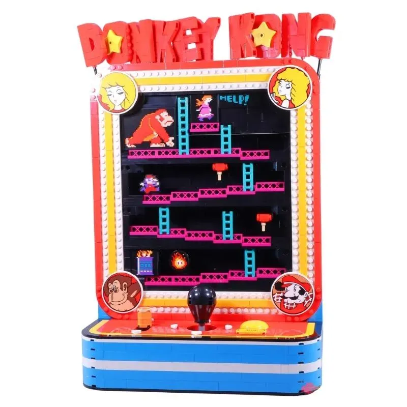 Donkey Kong Arcade 72051 Super Mario 1367Pcs Building Blocks Bricks Kids Toy
